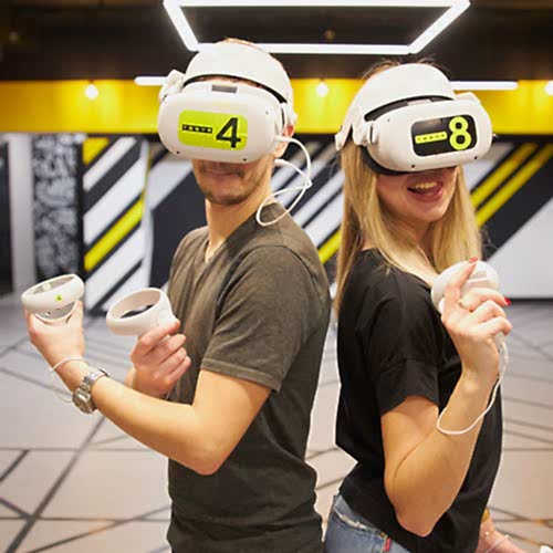 Проведение командной игры в VR клубе YesVR